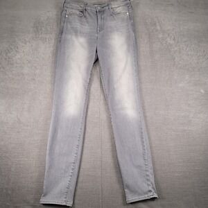 Athleta Sculptek Gray‎ Wash Denim Jeans Sculpting Fiber Technology 4T